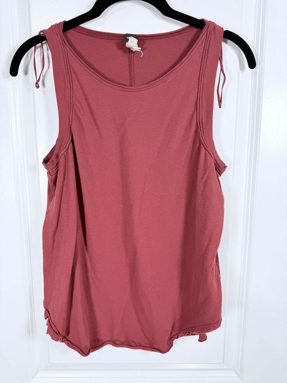 We The Free Free People Rose Mauve Side Cutout Tunic Tank Top - Picture 1 of 6